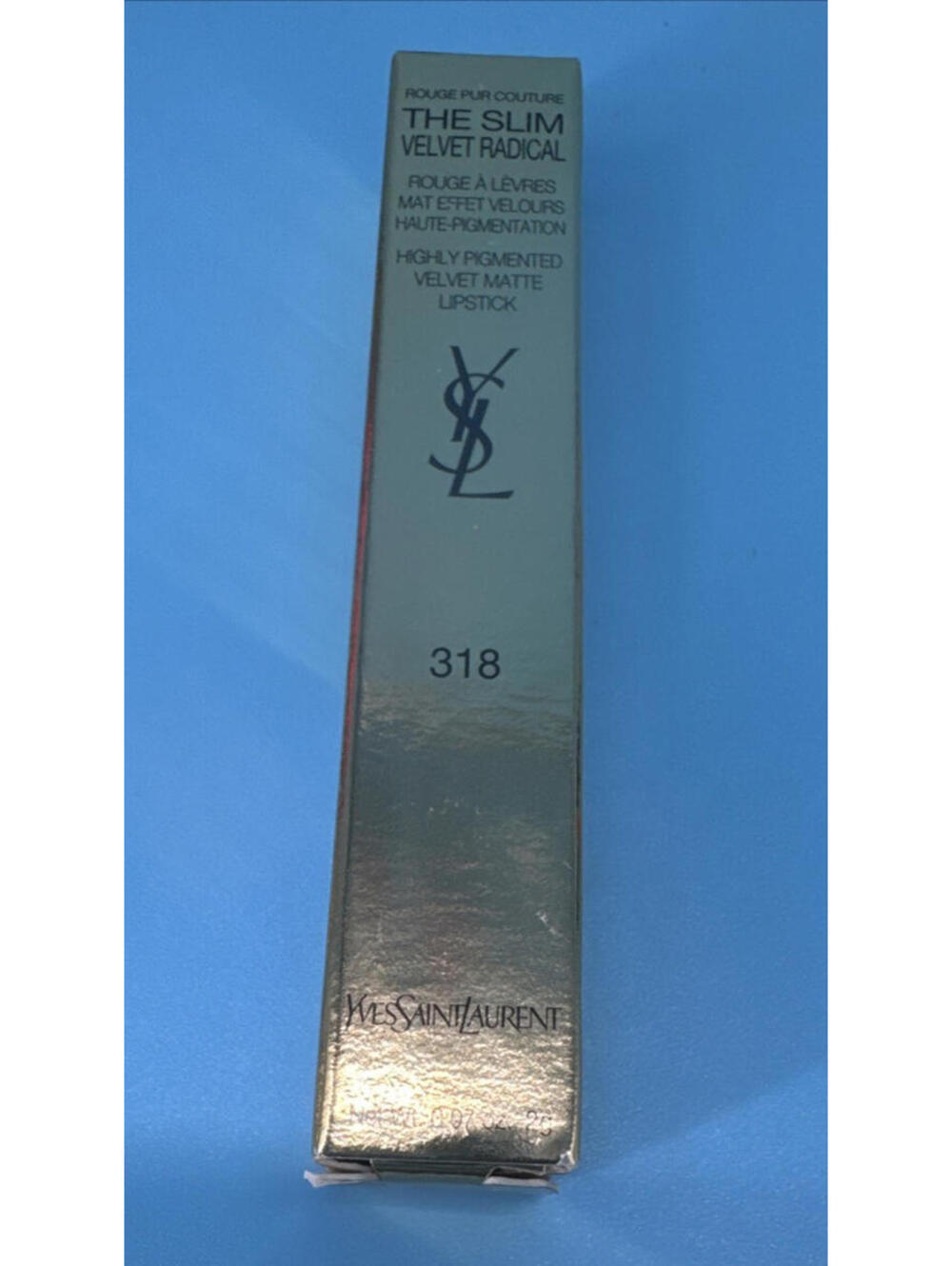 Yves Saint Laurent ~ THE SLIM Velvet Radical~ #318 Upbeat Rose NIB